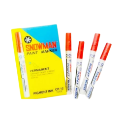 Paint Marker Red Special Pack of 12 Snowman