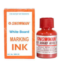 Board Marker Red  Ink Snowman