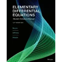 Solution Manual of Elementary Differential Equations