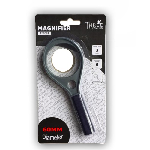 Magnifying Glass Racket TF9091 60mm Three Flowers