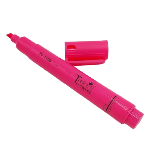 Highlighter Pink TF7103 Three Flowers