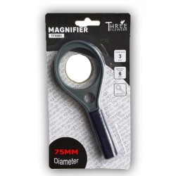 Magnifying Glass Racket 75mm TF9090 Three Flowers