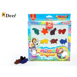 Crayon 12 Color Animal Pack Deer