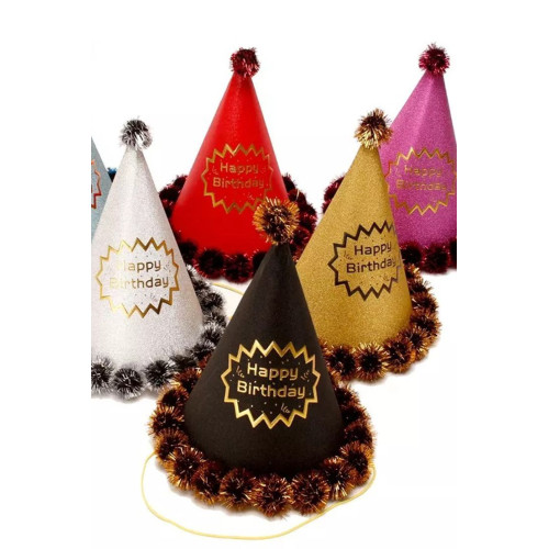 Birthday Party Caps – Pack of 6 Birthday Party Caps – Pack of 6
