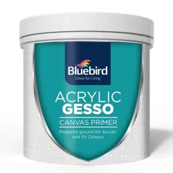 Acrylic Gesso White Canvas Primer 150ml Bluebird