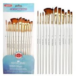 Brush Multi Blue 12 Pcs Ah-St
