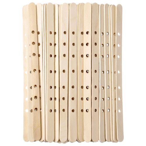 Wooden Wick Holders 10pcs