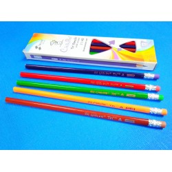 Pencil With Eraser Jar Tri Lead Chilly Pop Piano