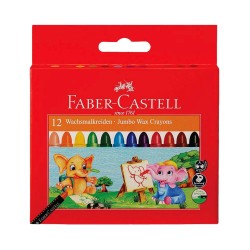 Wax Crayons Jumbo 12pcs Faber Castell