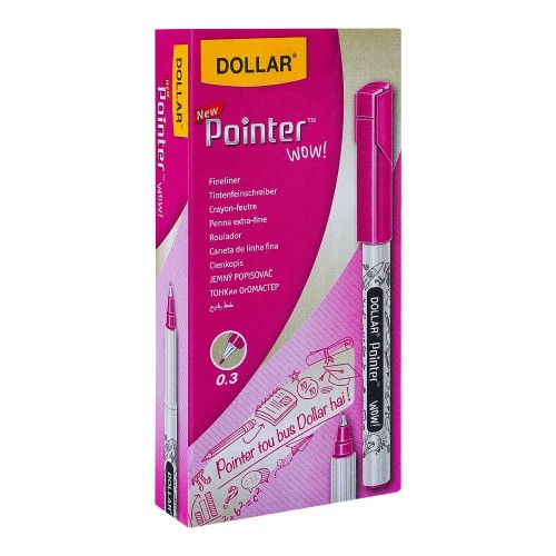 Pointer Pink New Wow 0.3 FLPTW03 Pack of 10 Dollar