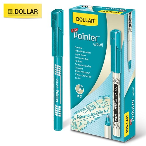 Pointer Turquoise New Wow 0.3 FLPTW03 Pack of 10 Dollar