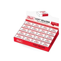 Eraser Soft DX-60 Jar of 60pcs Dux