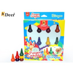 Finger Crayons 12pcs Deer