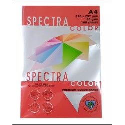 Color Paper (mix) A/4 80gms 100 Sheets