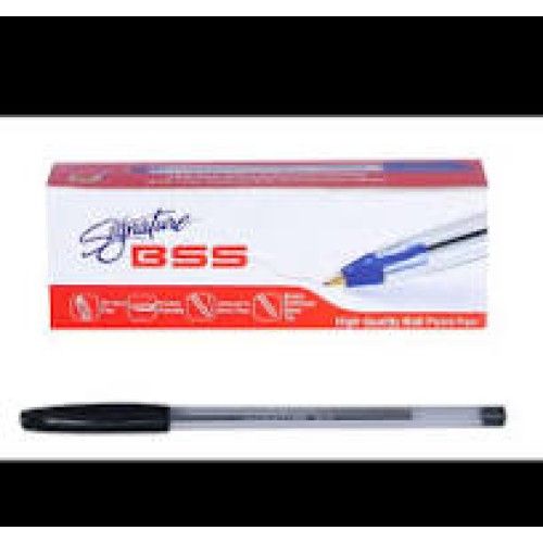 Ball Pen SL Black Box 10 Pcs SMB Signature