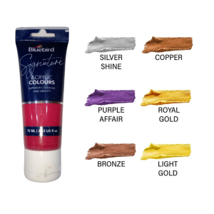 Acrylic Colour Solid Shades Blood Red Signature (75ml) – Bluebird Collection