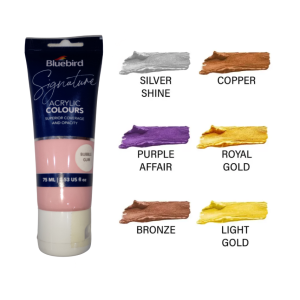 Acrylic Colour Solid Shades Bubble Gum Signature (75ml) – Bluebird Collection