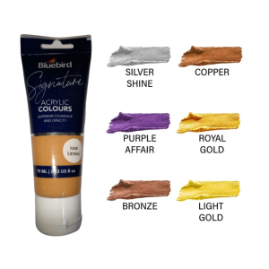 Bluebird Signature Acrylic Colour – Raw Sienna (75ml, Solid Shade)