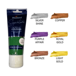 Bluebird Signature Acrylic Colour – Sap Green (75ml, Solid Shade)
