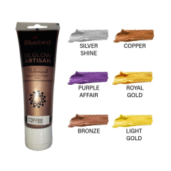 Silglow Artisan Coffee Pearlescent Effect Tube100ml Bluebird