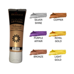 Silglow Artisan Turk Gold Pearlescent Effect Tube 100ml Bluebird