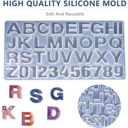 Alphabet & Number Soap Molds Alphabet & Number Soap Molds