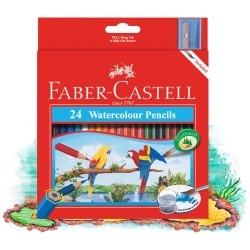 Faber Castell Water Soluble color Pencil Pack 24